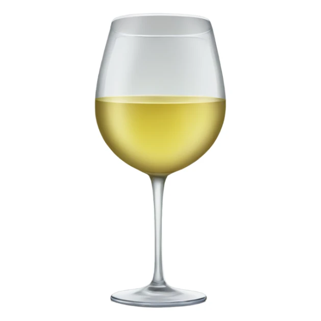 glass of white wine sticker