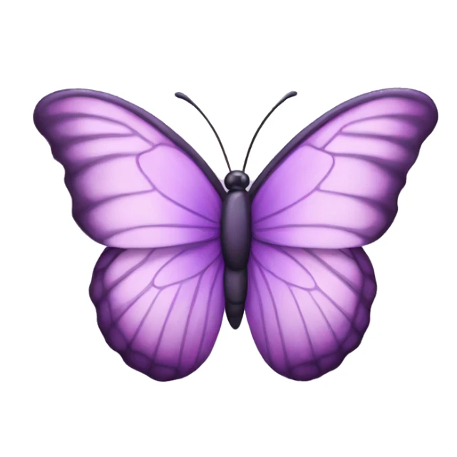   purple butterfly sticker