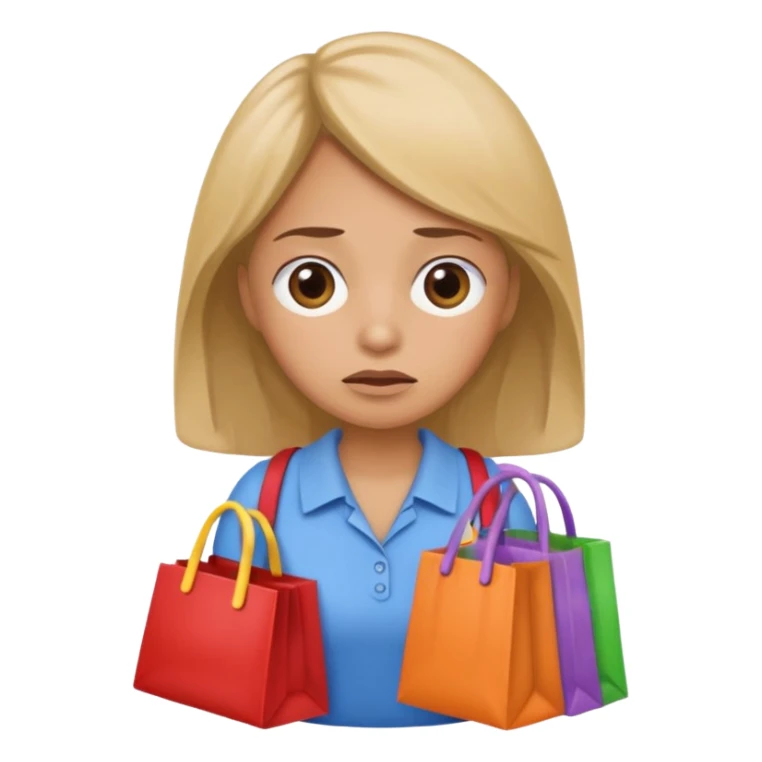 A kindergardenteacher carrying toys while looking exhausted and stressed. sticker