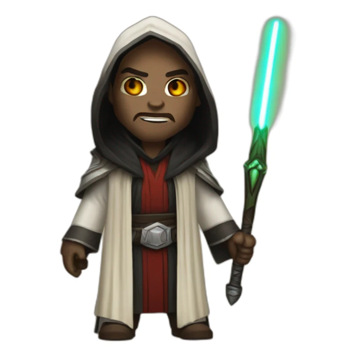sith jedi in world of warcraft sticker