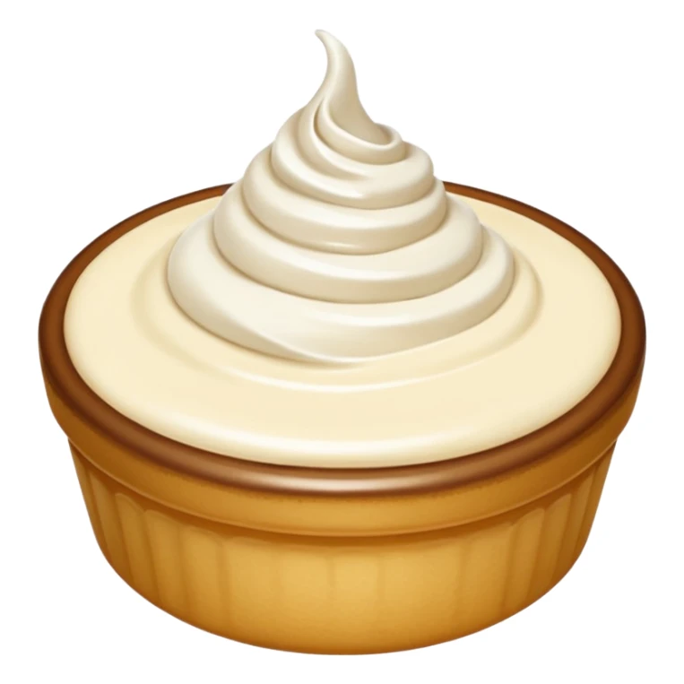 J'aimerai un emoji représentant quelque chose se crémeux sticker