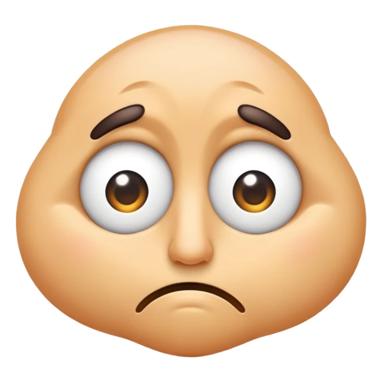 baggy eyes emoji sticker