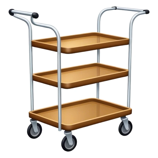 single tier hotel trolley sticker