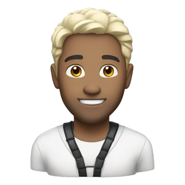 White challenger sticker