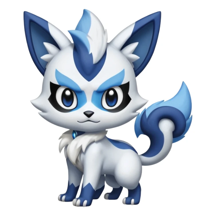 Meowstic-Dewott-Absol-fusion (full body) sticker