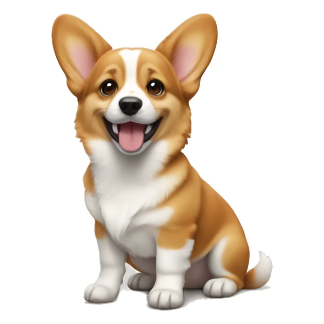 Corgi puppy sticker