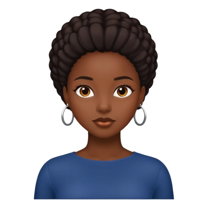 black girl baddie sticker