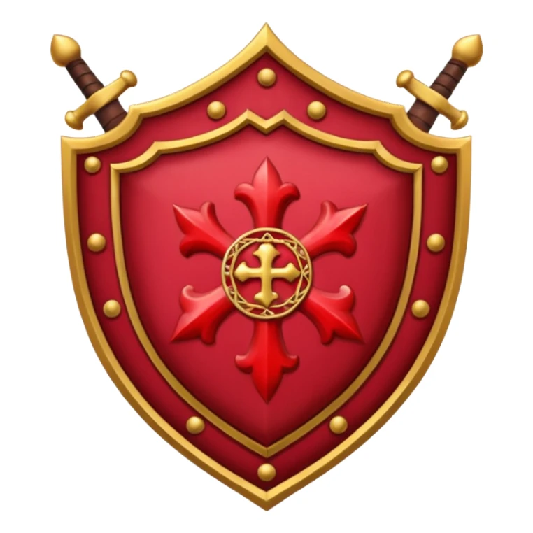 brasão sangrando medieval rosa de sangue vermelha sticker