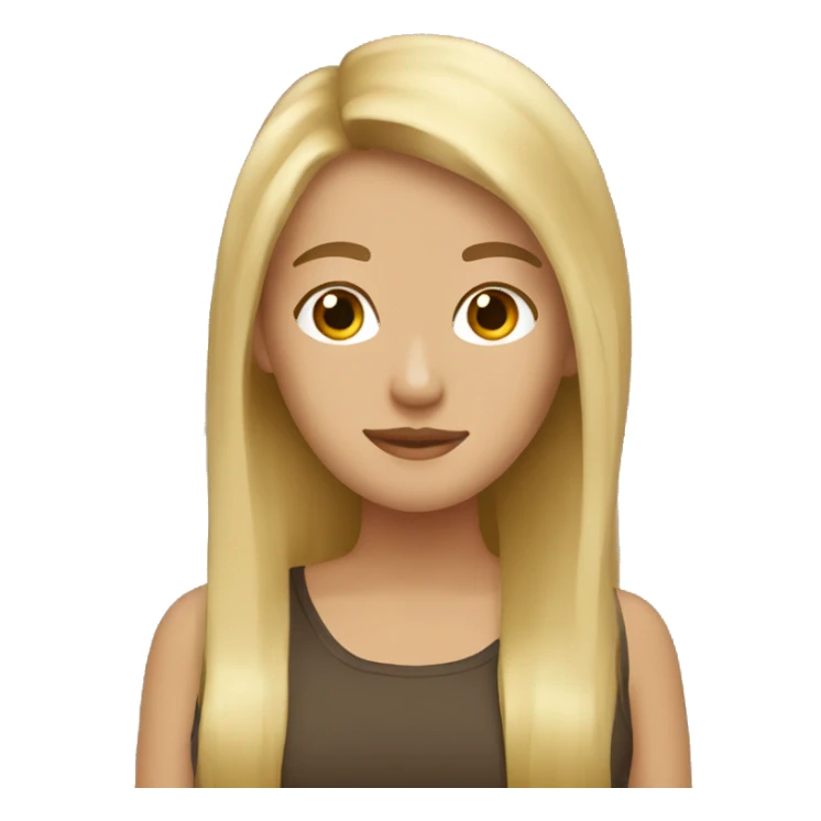 Blonde girlfriend with brown hair boyfriend  sticker