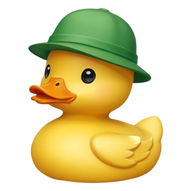 St Patrick's day duck sticker