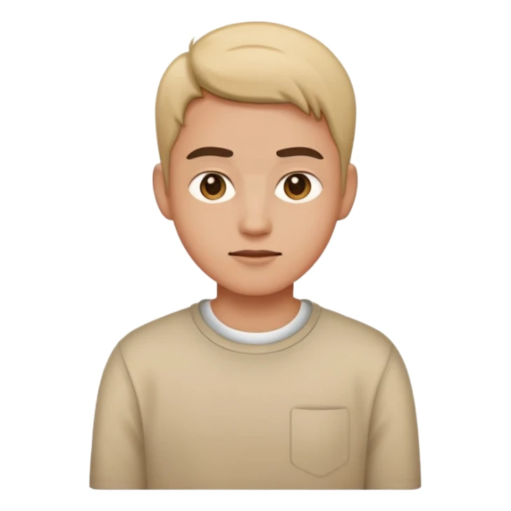 person with casual clothes sticker