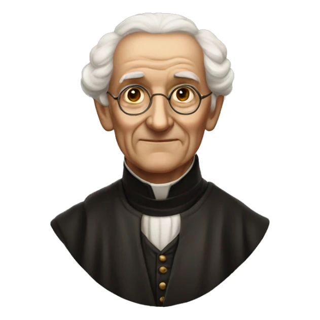 Very very old Anglican priest from 1820s sticker