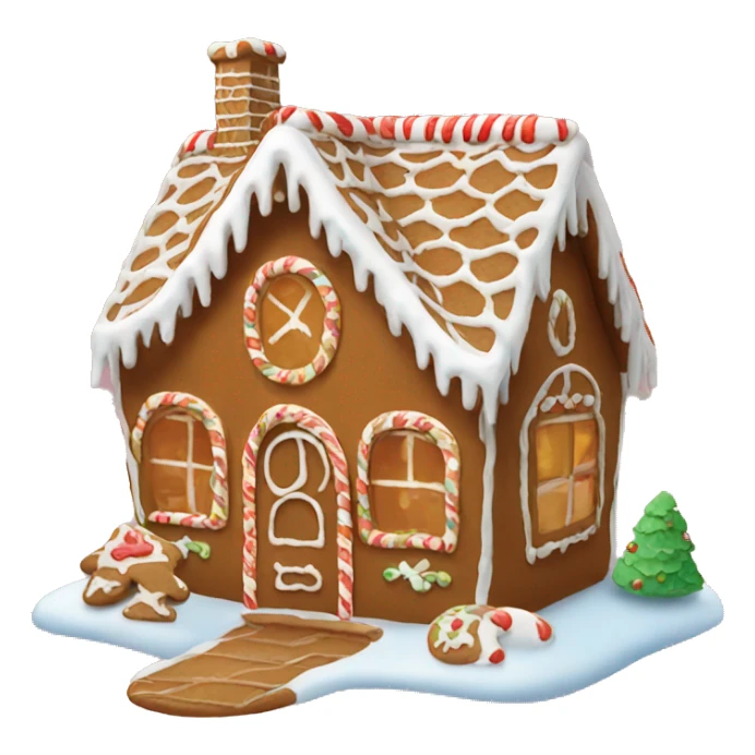 gingerbread house sticker