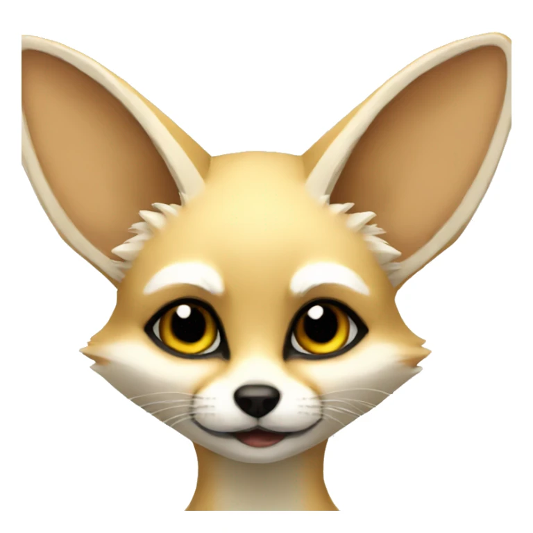 fennec person body sticker