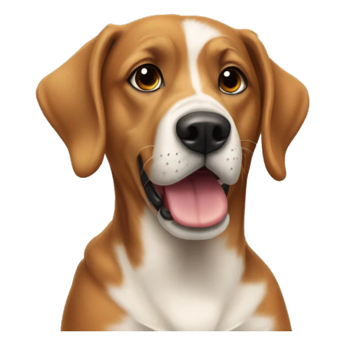 mahagoni dansk svensk gard hund sticker