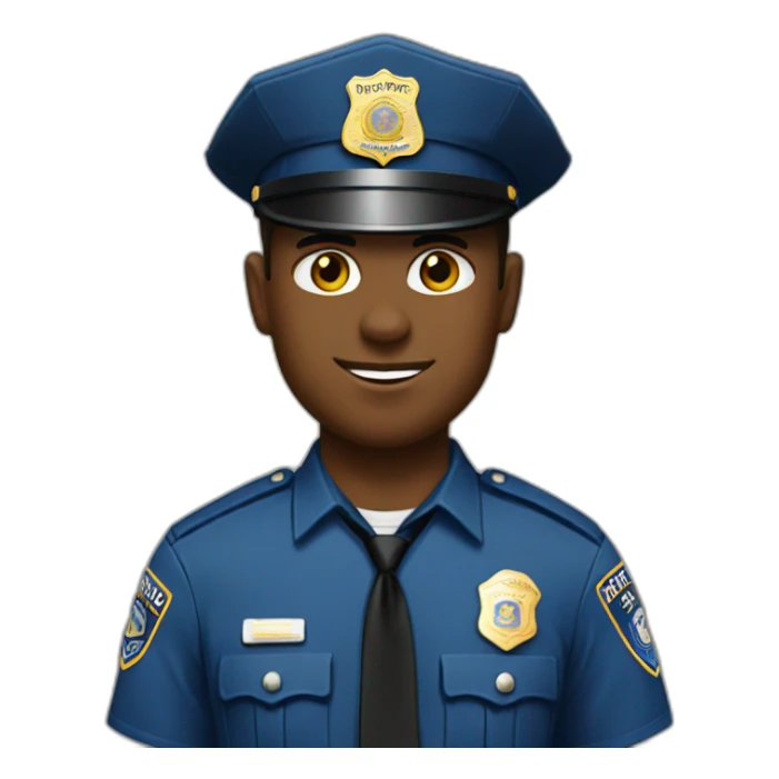 Los Angeles Police Officer white male sticker