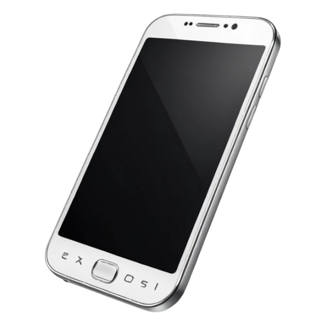 Quero uma desenho de celular e em baixo quero uma frase escrita ass vendendo esse celular em português  sticker