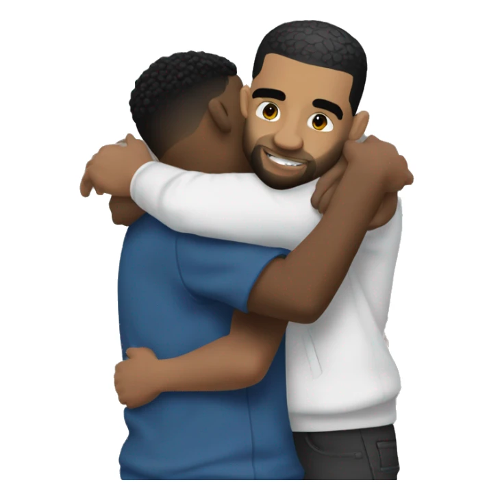  drake and xxxtentacion hugging sticker