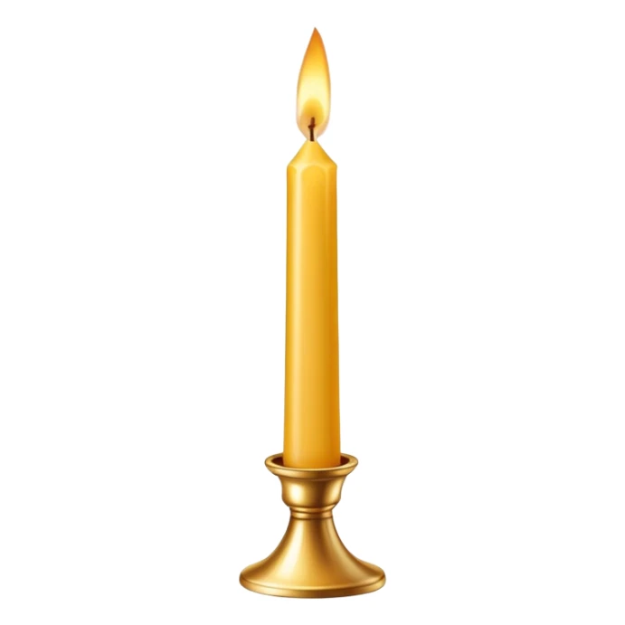 +1 beautiful and elegant golden birthday candle sticker