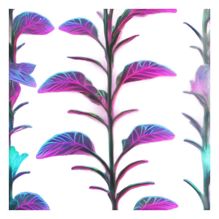 cyberpunk plant sticker