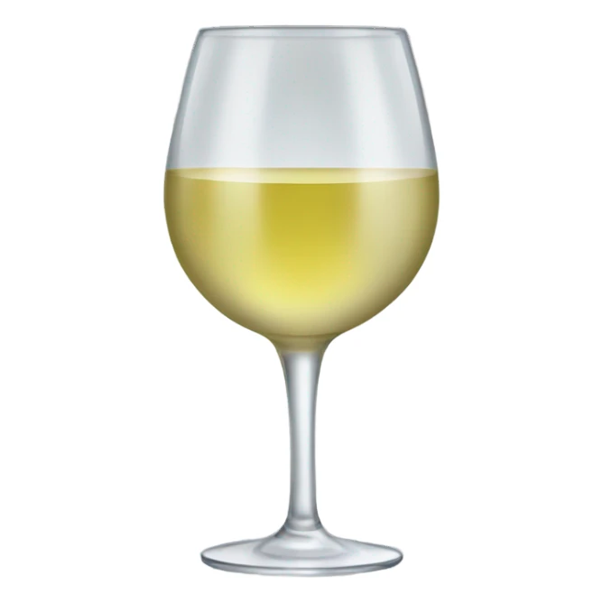 Glass of white wine sticker