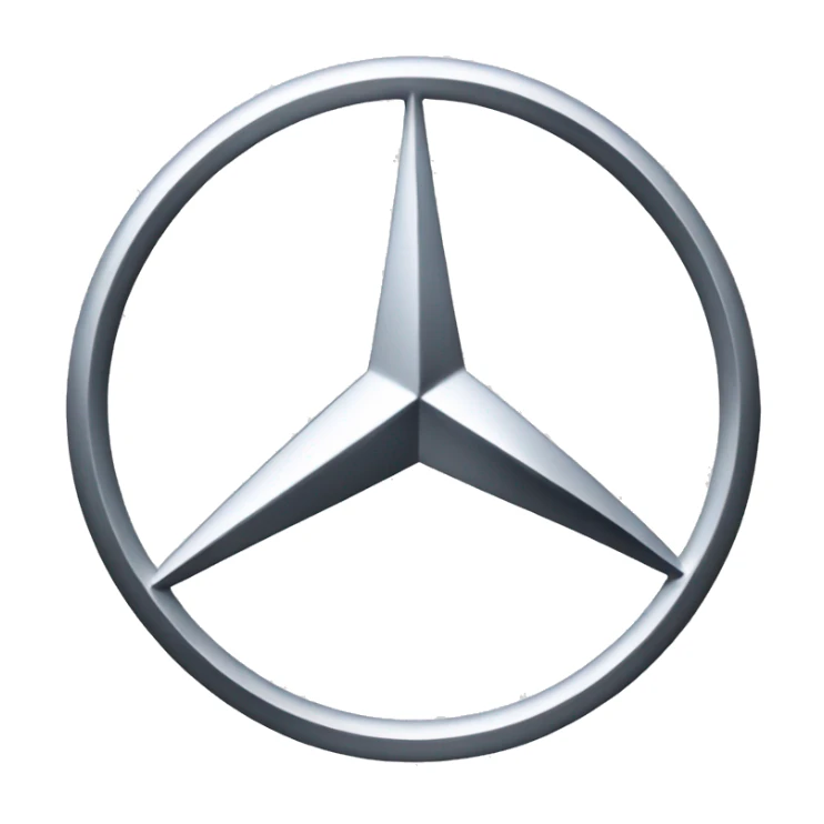 Mercedes benz logo sticker