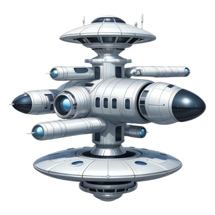 Sorayama space station sticker