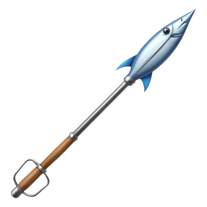 fish spear sticker