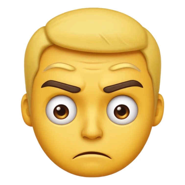 annoyed -  an emoji for the emoji keyboard  sticker