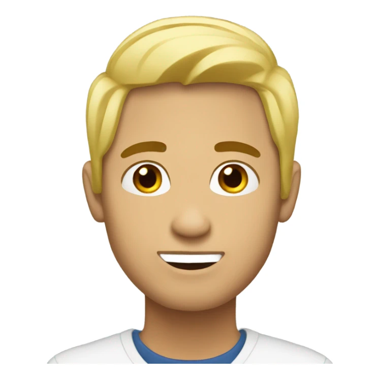 filipino and white guy with blonde hair sticker