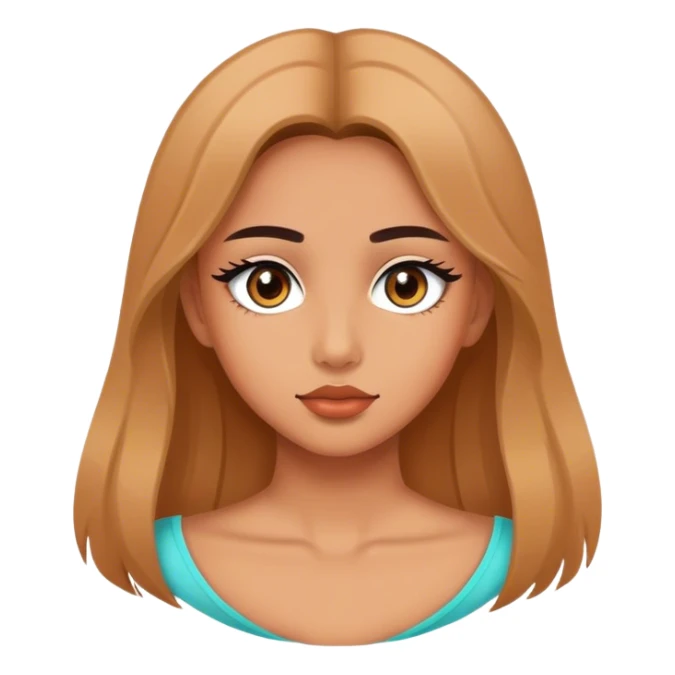 Mysterious girl tik tok sticker