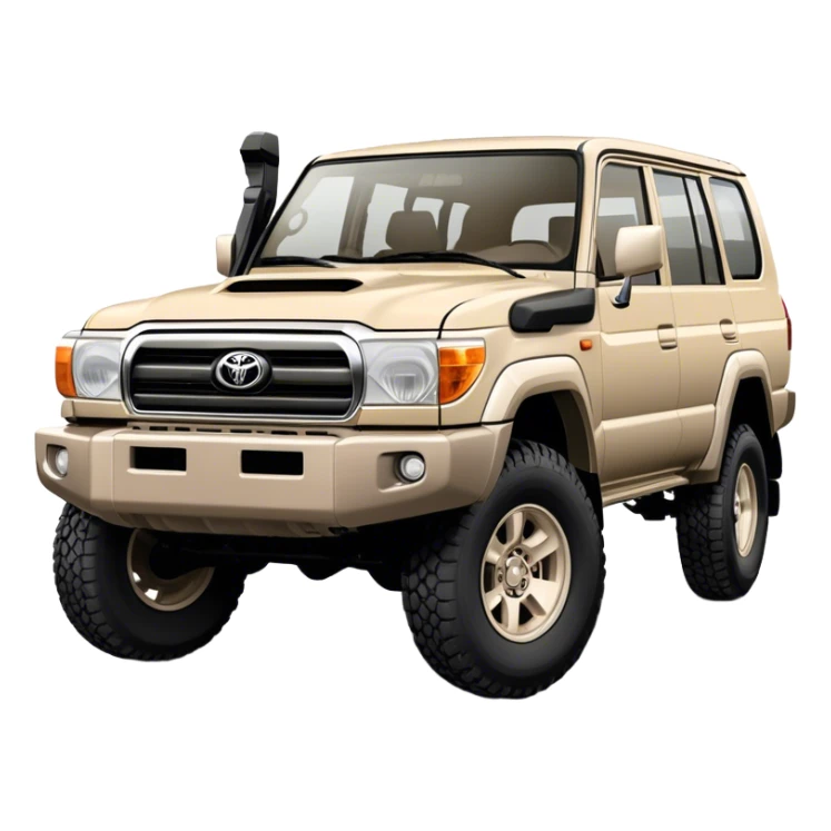 landcruiser 79 series - Toyota (Model Year: 2008) (Iconic colour: sand) sticker