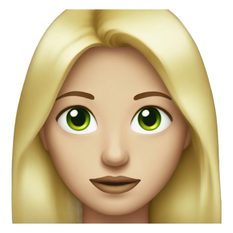 Green-eyed fatal blonde sticker