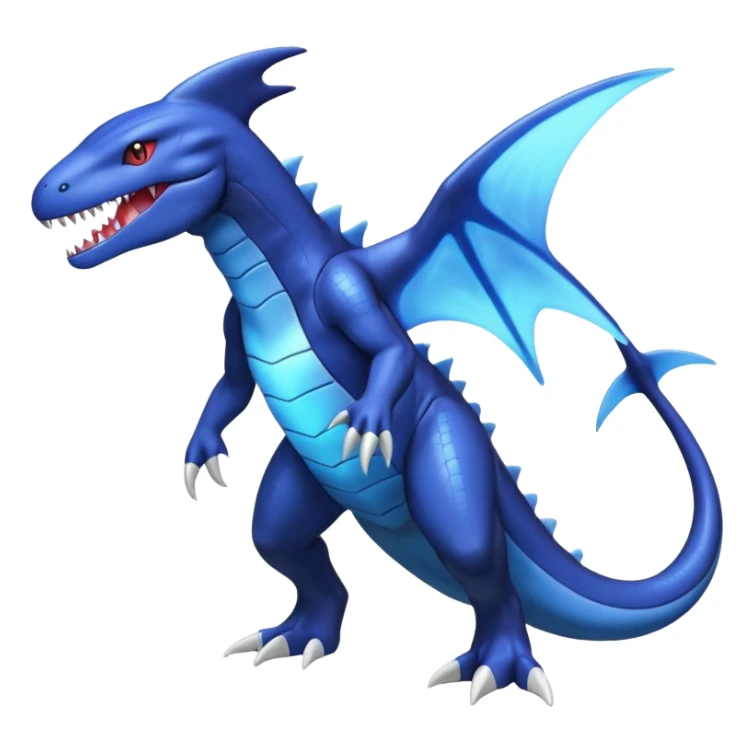 Shiny Glowing Bioluminescent Translucent Luminescent ET-Garchomp-Gabite-Amaura-Aurorus-Gible-Azelf-Pokémon (full body) sticker