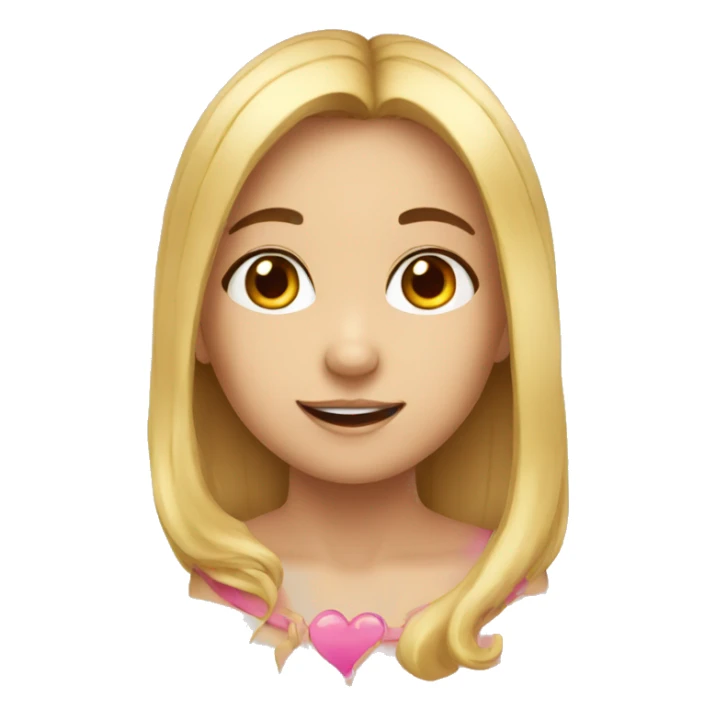 girl who likes a boy with all her heart sticker