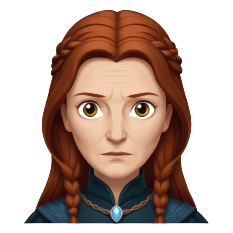 Catelyn Stark Games of Throne Face Only sticker