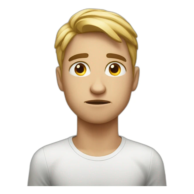 the european student is upset sticker