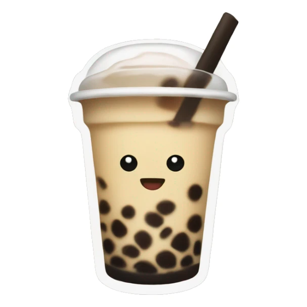 boba tea sticker