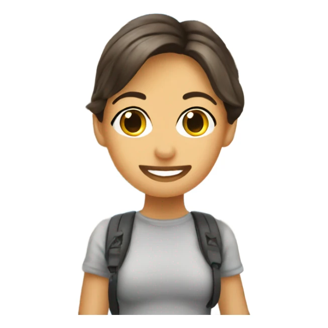 Thalía in the tower of pisa  sticker