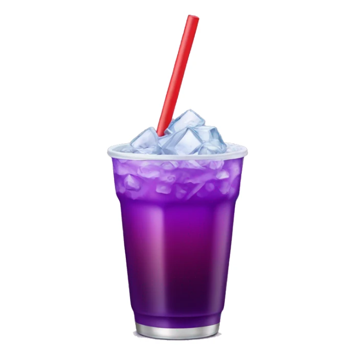 purple drink with ice red cup sticker