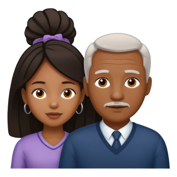black stepdaughter white father sticker