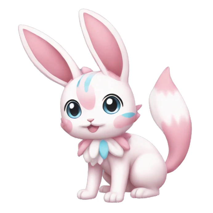 Sylveon-Bunny-Pokémon full body sticker