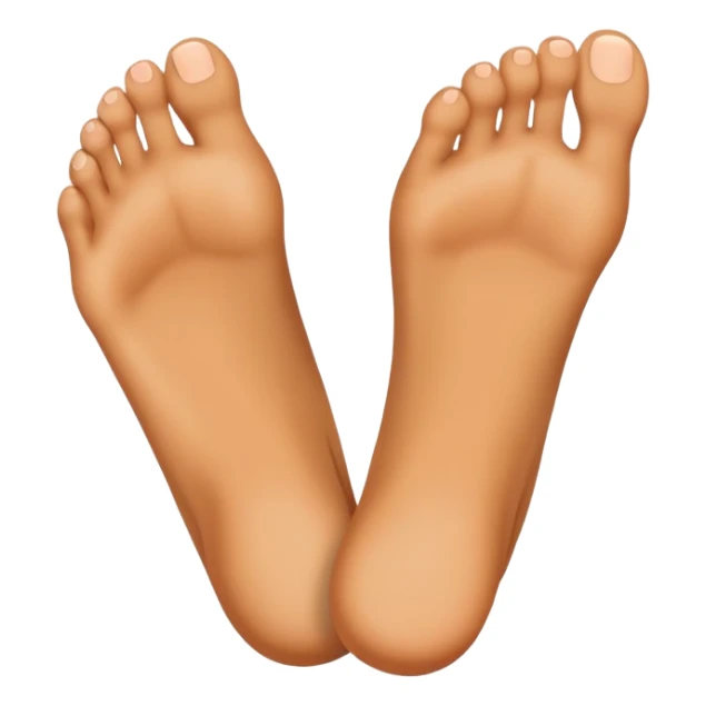 Holding feet  sticker