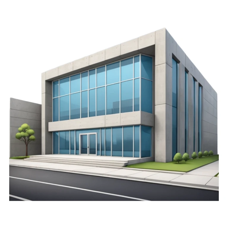 Music recording studio building sticker