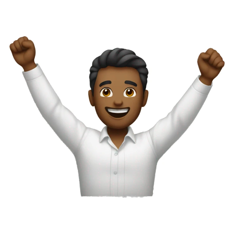 Manos celebrando  sticker