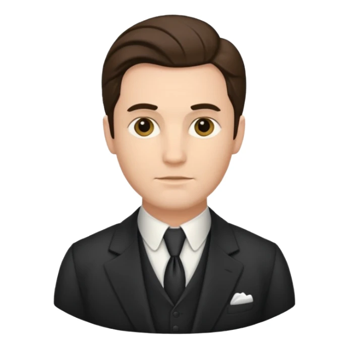 1800's american male sticker