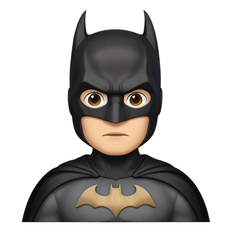 Un hombre vestido de batman sticker