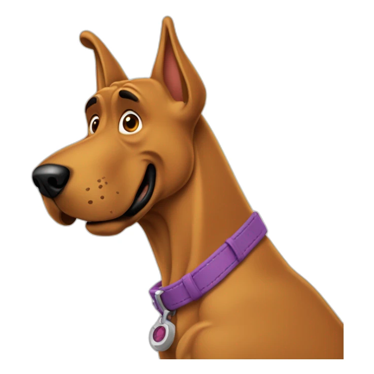 Scooby doo qui fait un coucou sticker