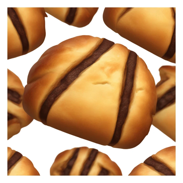 French pain au chocolat  sticker