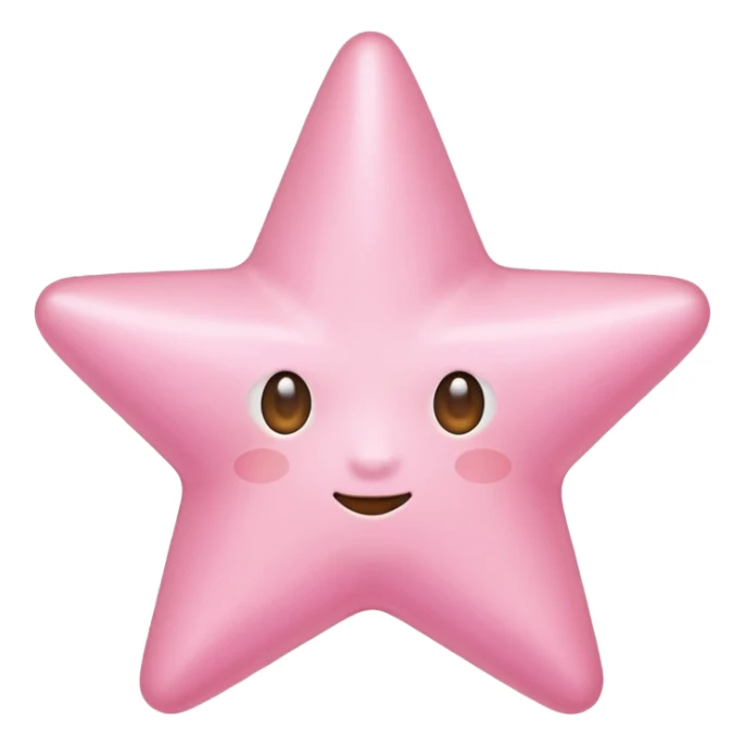 pink star sticker